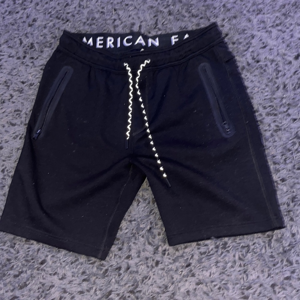 Black American Eagle drawstring shorts size Mens M.